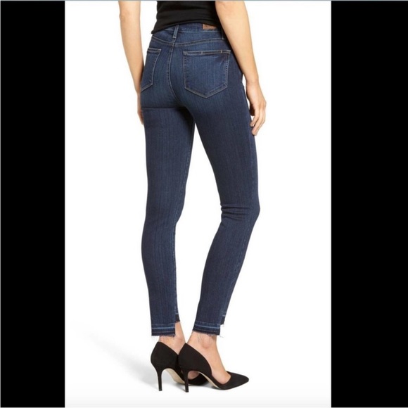 PAIGE Hoxton Ankle High-Rise Skinny Jeans in Putney - Picture 2 of 9